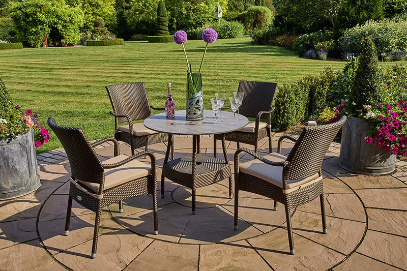 90cm Windsor Bronze Round Dining Table